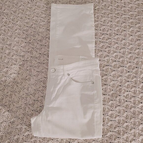 Vintage Premium CAMBIO "Norah" Comfy White Straight Jeans - Picture 9 of 16